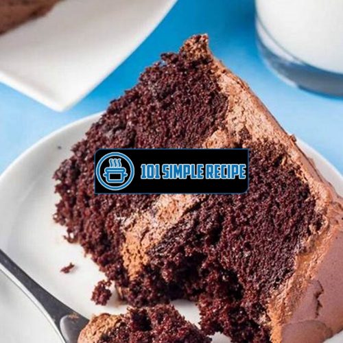 Create the Perfect Double Layer Chocolate Cake | 101 Simple Recipe