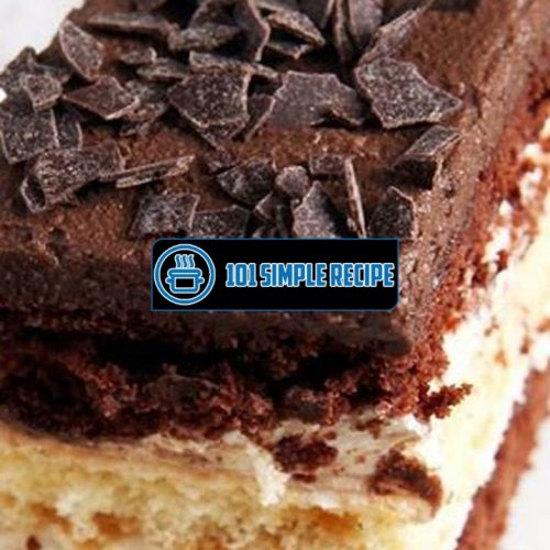 Double Layer Vanilla And Chocolate Cake Recipe | 101 Simple Recipe
