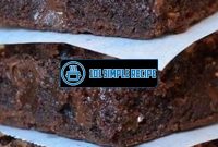 Indulge in the Best Easy Brownie Recipe in the UK | 101 Simple Recipe