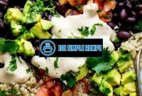Easy Buddha Bowl Recipes for Healthy and Delicious Meals | 101 Simple Recipe