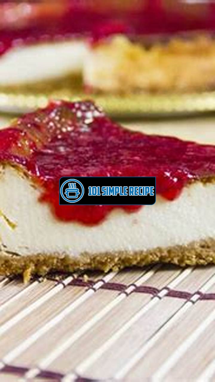 Easy Cheesecake Recipe: No-Bake Delight from South Africa | 101 Simple Recipe