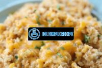 Delicious and Easy Cheesy Cauliflower Rice Recipe | 101 Simple Recipe