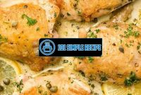 Easy Weeknight Chicken Dinner Ideas for Delicious Meals | 101 Simple Recipe