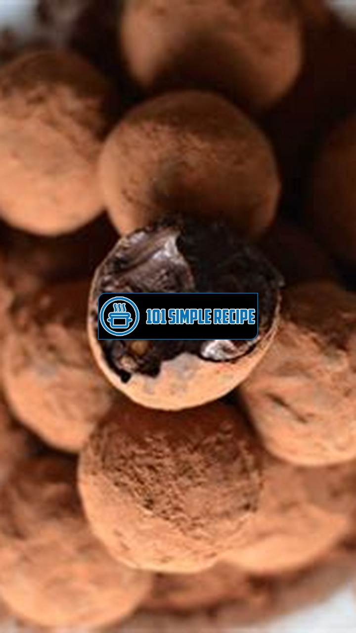 Easy Chocolate Truffles Recipe with Condensed Milk | 101 Simple Recipe