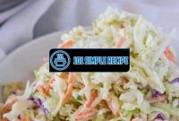 The Simplest Coleslaw Recipe for You | 101 Simple Recipe