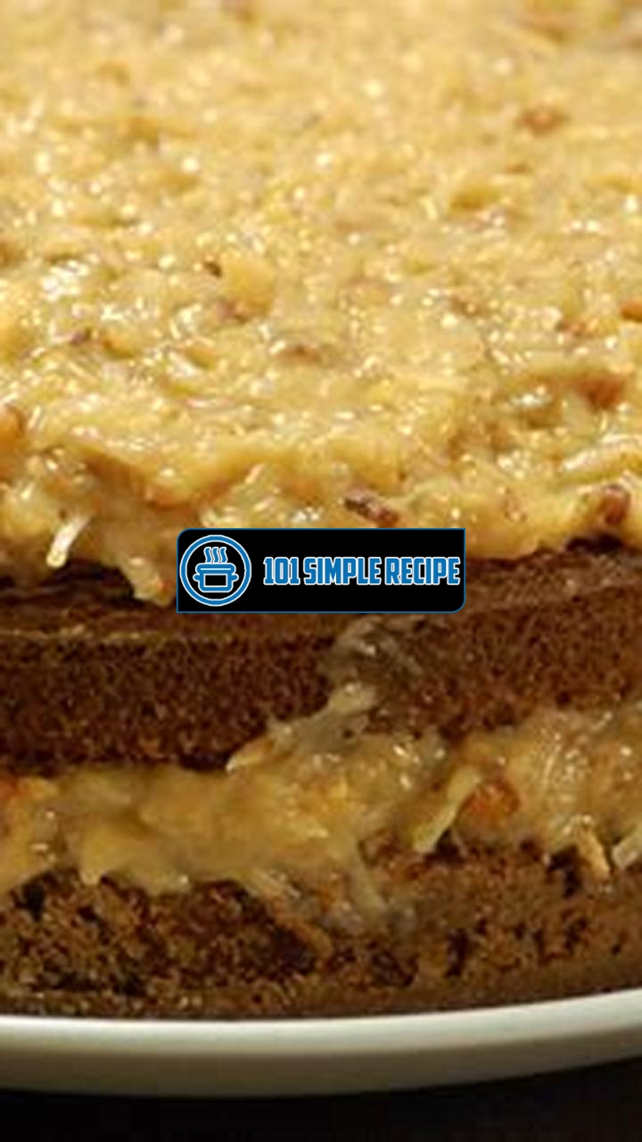 How to Master Easy German Chocolate Cake Frosting | 101 Simple Recipe