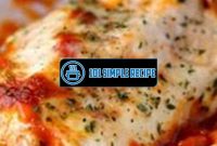 Delicious Low Carb Chicken Parmesan Recipe | 101 Simple Recipe
