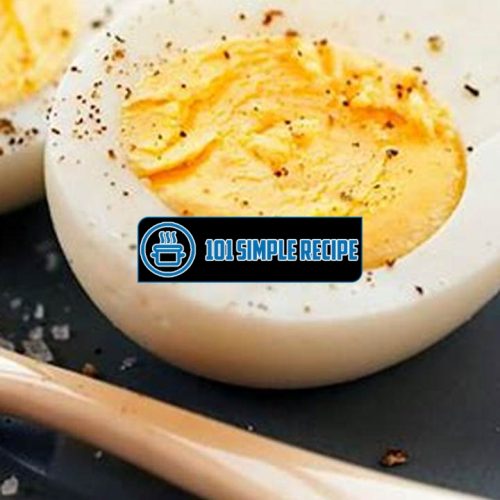 Master the Art of Easy Peel Boiled Eggs | 101 Simple Recipe