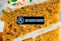 Easy Pumpkin Cake Recipe With Cake Mix | 101 Simple Recipe