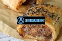 Easy Sausage Roll Recipe With Beef Mince | 101 Simple Recipe