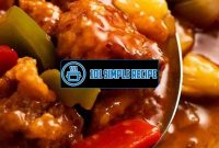 Easy Sweet And Sour Pork Recipe Nz | 101 Simple Recipe