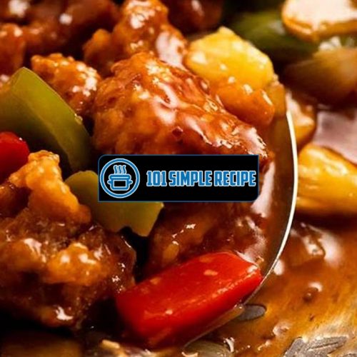 Easy Sweet And Sour Pork Recipe Nz | 101 Simple Recipe