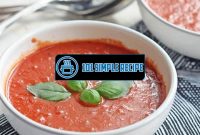 Quick and Easy Tomato Soup Recipe | 101 Simple Recipe