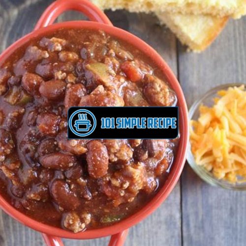 Simple Turkey Chili Recipe for Your Slow Cooker | 101 Simple Recipe