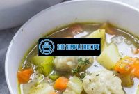 Discover the Flavorful Delight of Easy Vegetable and Dumpling Soup | 101 Simple Recipe