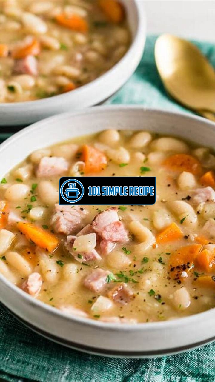 How to Make Easy White Bean and Ham Soup | 101 Simple Recipe