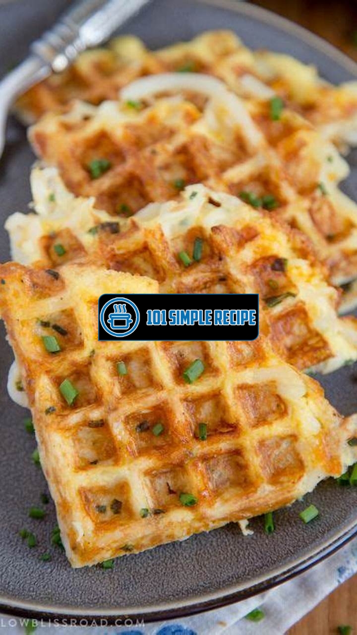 Delicious Egg and Cheese Hash Brown Waffles | 101 Simple Recipe
