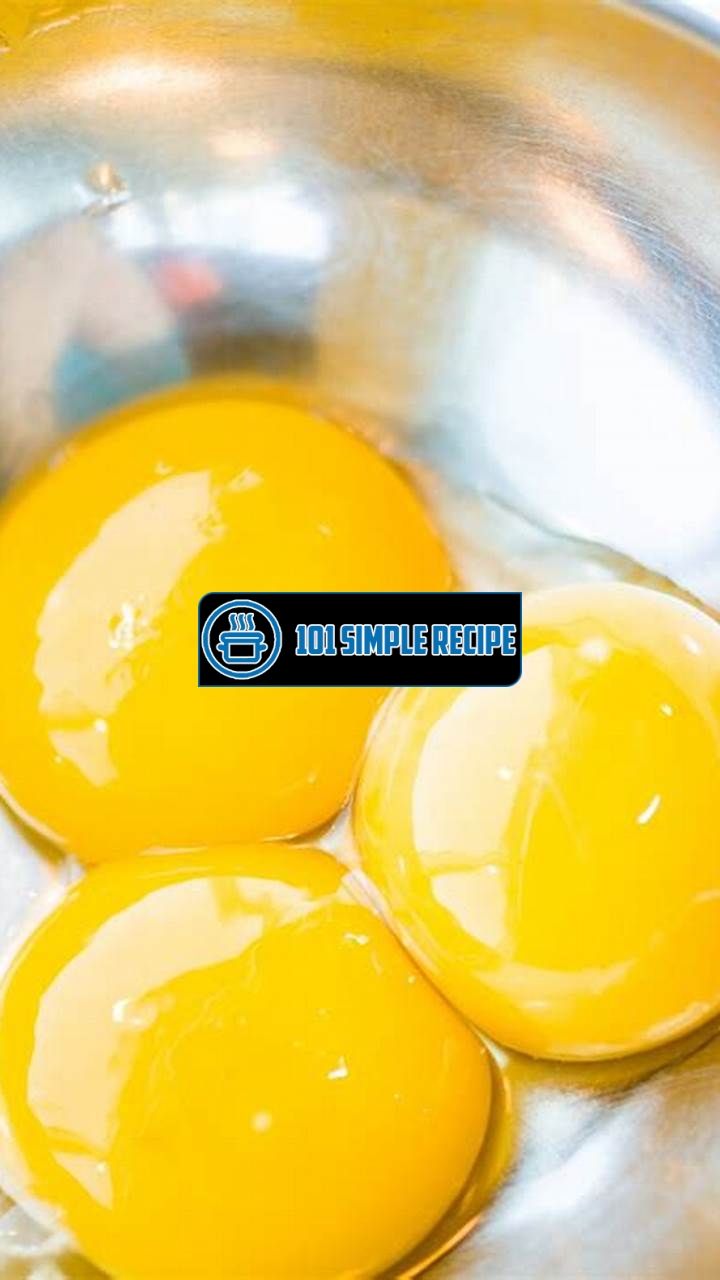 Elevate Your Cooking Game with Egg Yolk Recipes | 101 Simple Recipe