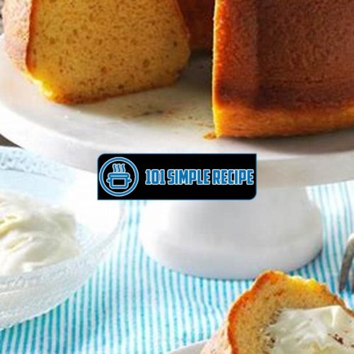 Indulge in the Decadence of Eggnog Pound Cake | 101 Simple Recipe