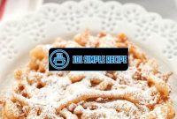 A Delicious Funnel Cake Recipe with Classic Ingredients | 101 Simple Recipe