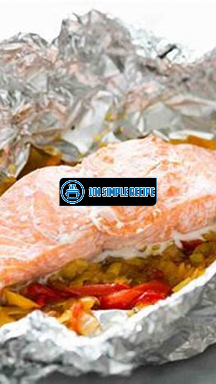Foil Baked Salmon with Leeks and Bell Peppers | 101 Simple Recipe