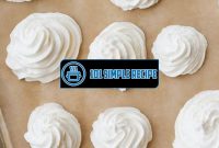 Elevate Your Dessert Game with this Freezing Whipped Cream Recipe | 101 Simple Recipe