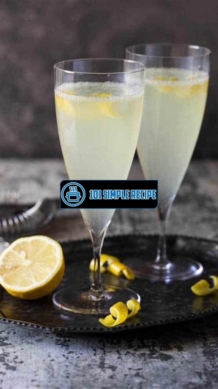 How to Make the Perfect French 75 Pitcher Cocktail | 101 Simple Recipe