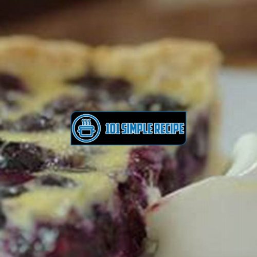 Indulge in the Deliciousness of French Blueberry Tart by Rick Stein | 101 Simple Recipe