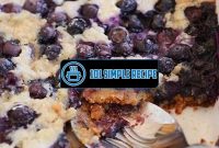 Create a Delicious Fresh Blueberry Dump Cake in Minutes | 101 Simple Recipe