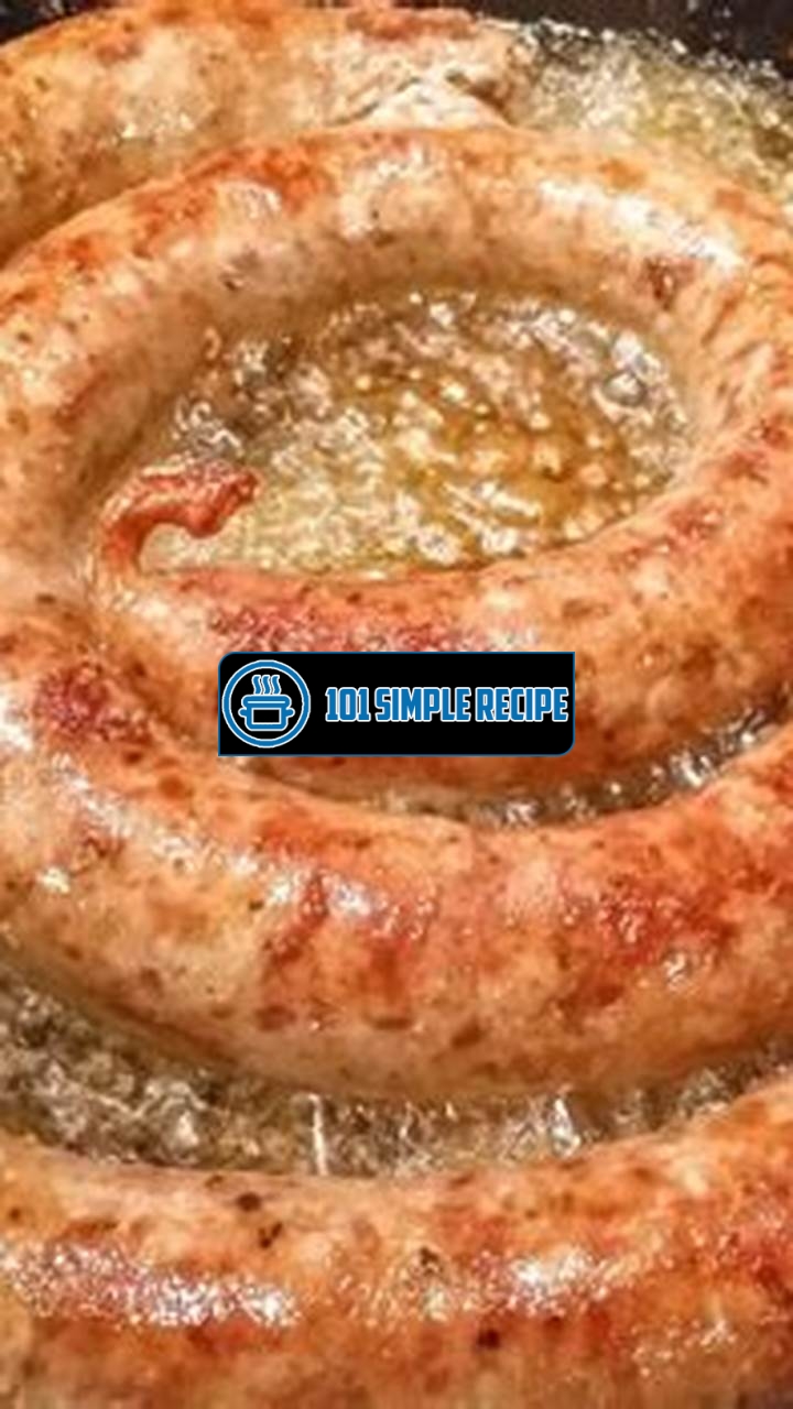 Delicious Fresh Sausage Recipes for Every Meal | 101 Simple Recipe