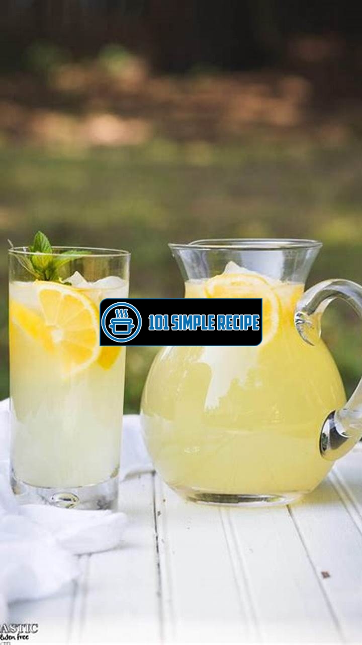 Delicious Homemade Fresh Squeezed Lemonade Recipe | 101 Simple Recipe