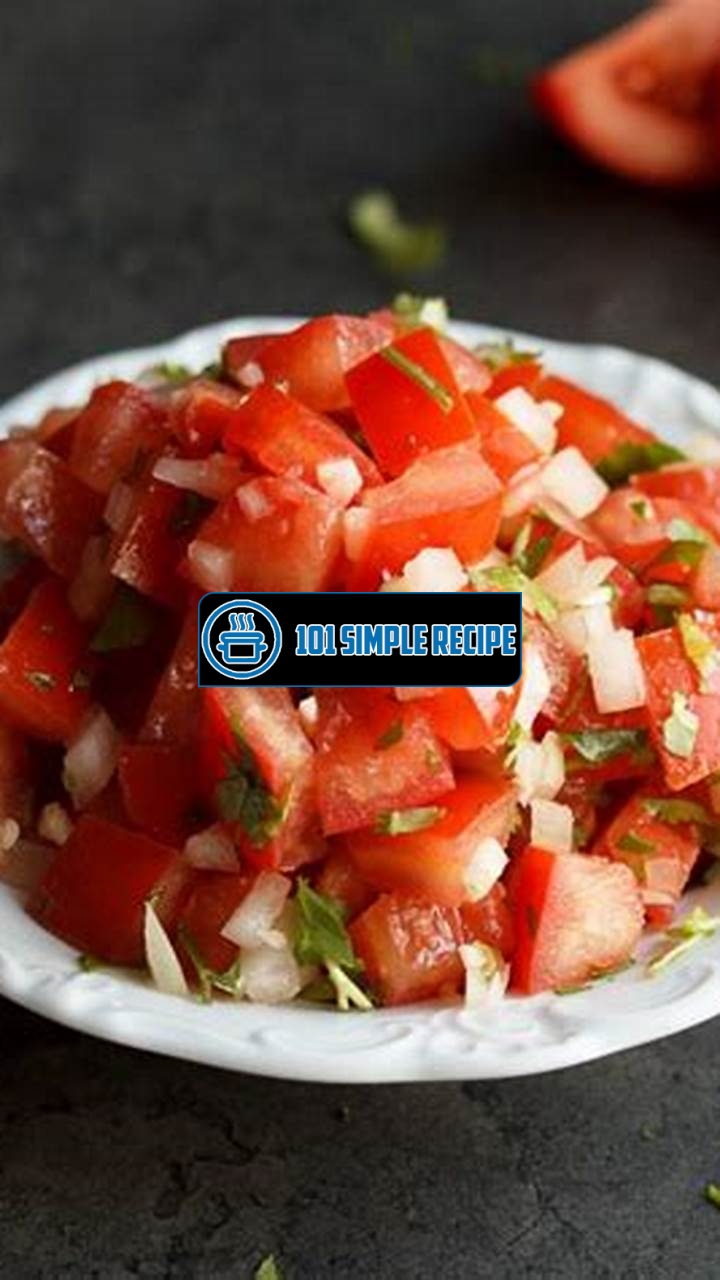 Easy Fresh Tomato Salsa Recipe for a Flavorful Twist | 101 Simple Recipe