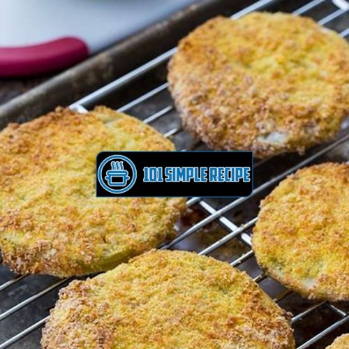 Air Fryer Fried Green Tomatoes Recipe | 101 Simple Recipe