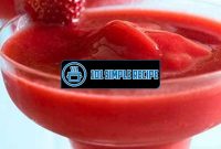 Delicious Frozen Strawberry Daiquiri Recipe for Virgin Drinks | 101 Simple Recipe