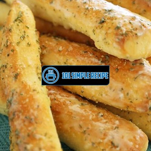 Delicious Homemade Garlic Bread Stick Recipe | 101 Simple Recipe