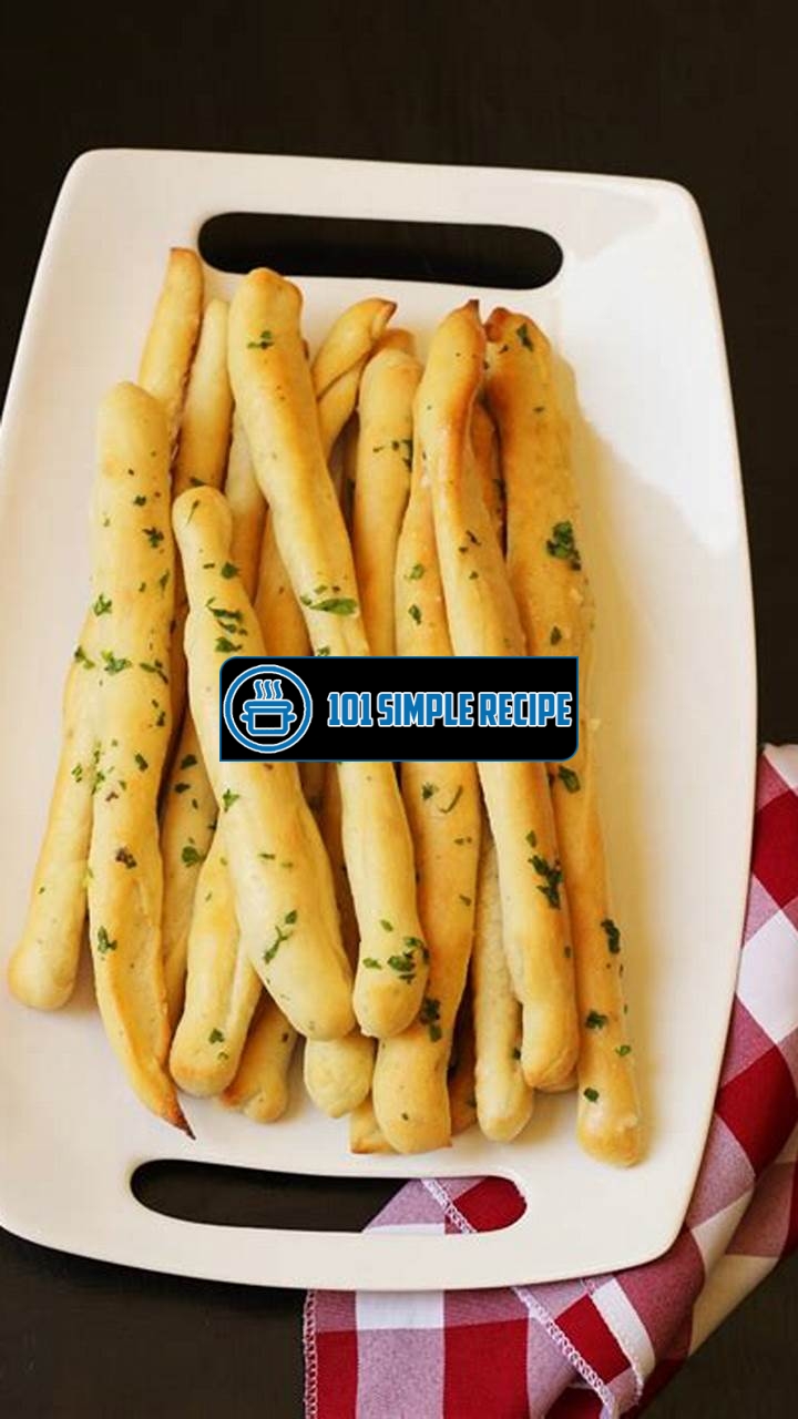 Delicious and Easy Garlic Breadsticks Recipe | 101 Simple Recipe