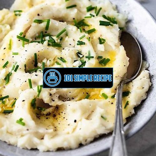 Delicious Garlic Mashed Potatoes with Creamy Milk | 101 Simple Recipe