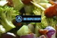 Discover the Perfect German Broccoli Salad Recipe | 101 Simple Recipe