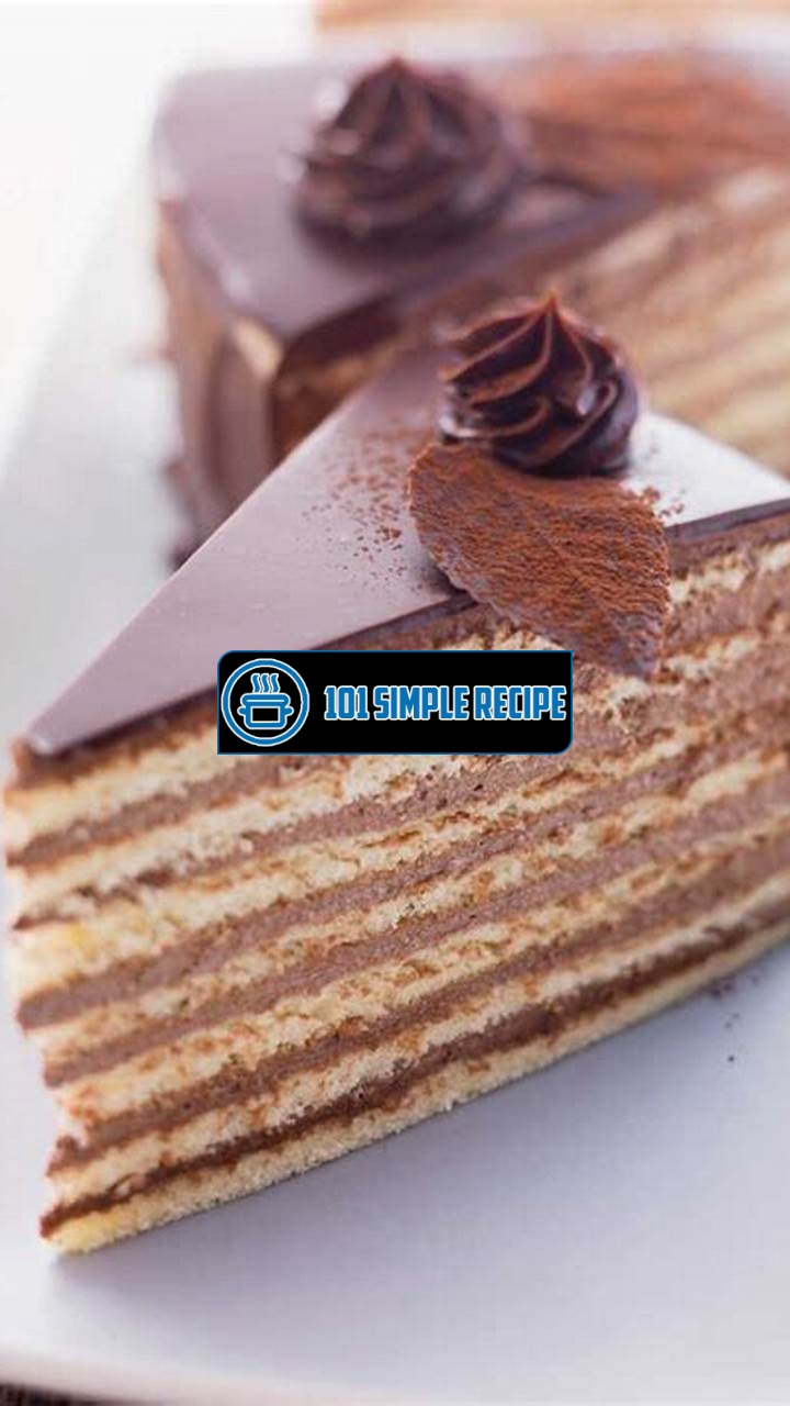 The Irresistible Delight of German Multi-Layered Cake | 101 Simple Recipe