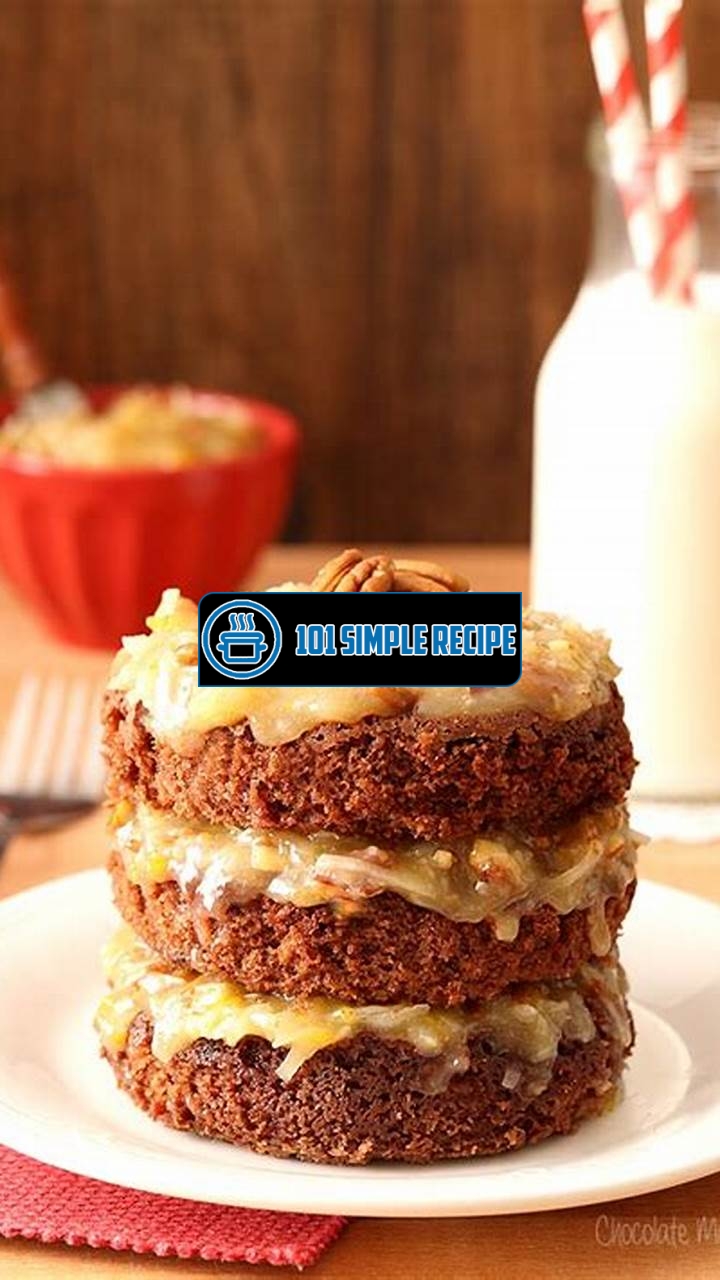 Delicious German Chocolate Cake Recipe for Two | 101 Simple Recipe