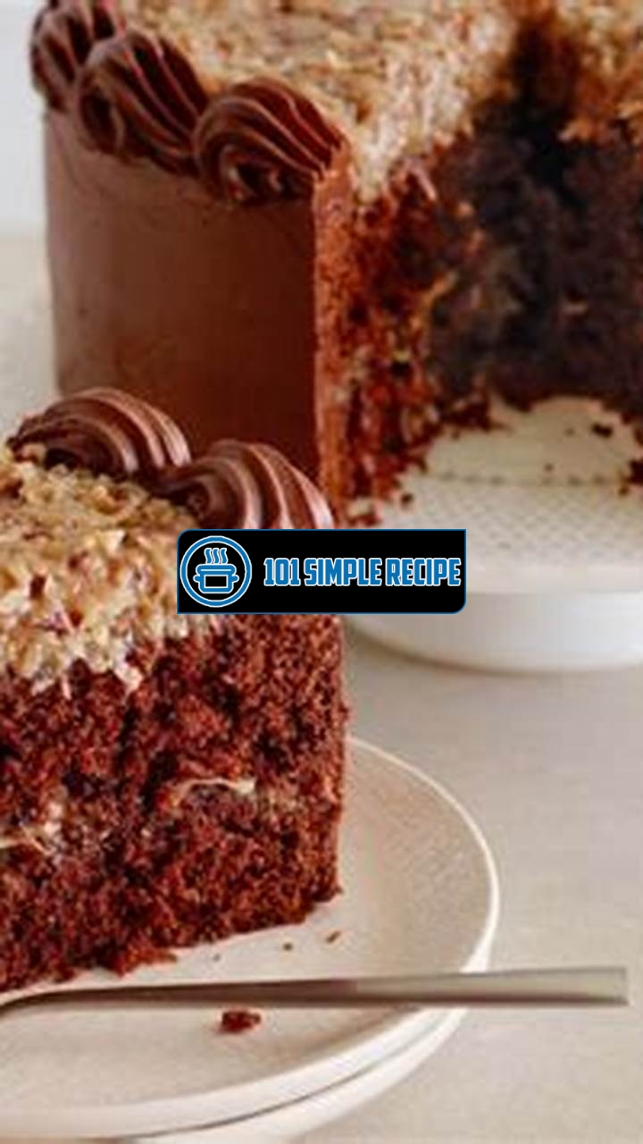 Create Your Perfect German Chocolate Cake with Food Network's Recipe | 101 Simple Recipe