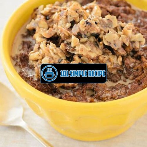 Indulge in the Irresistible Delight of German Chocolate Oatmeal | 101 Simple Recipe