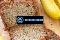 Perfect Gluten-Free Banana Bread Recipe | 101 Simple Recipe