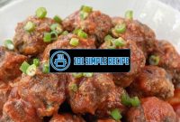 Delicious Gluten Free Meatballs: A Must-Try Recipe | 101 Simple Recipe