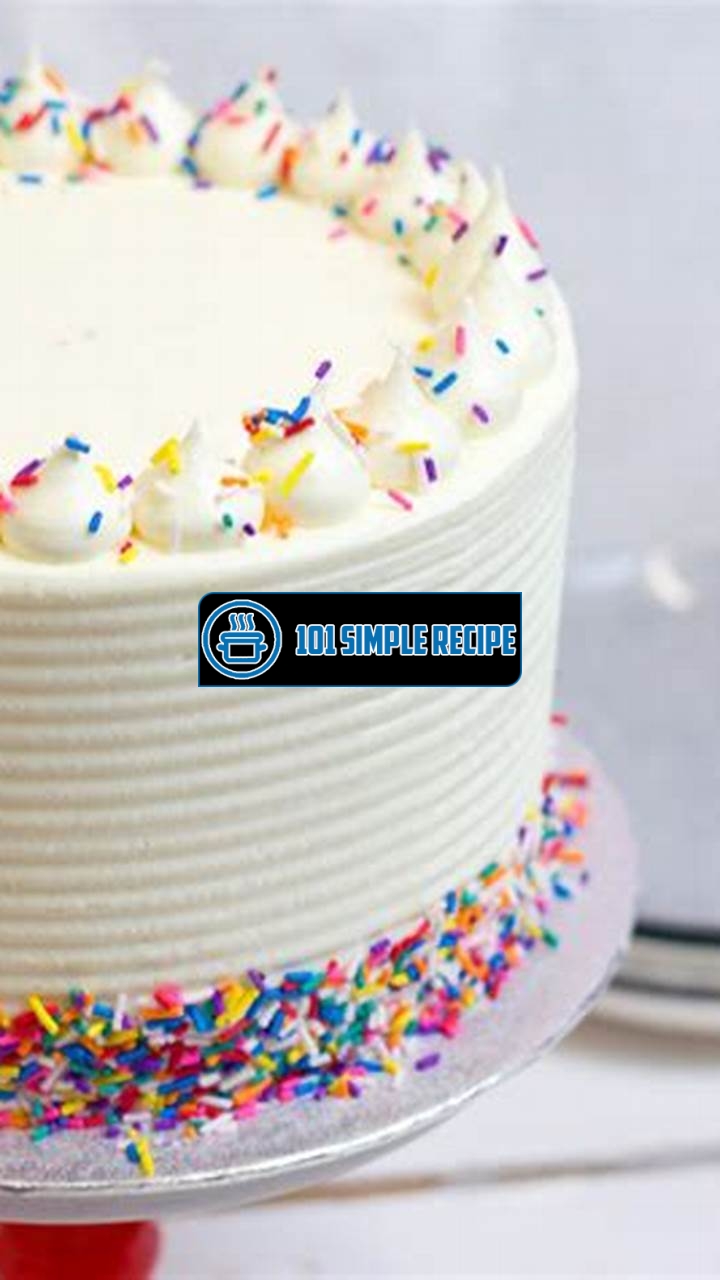gluten-free vanilla birthday cake | 101 Simple Recipe