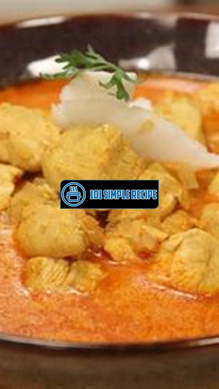 Delicious Goan Chicken Curry with Creamy Coconut Milk | 101 Simple Recipe