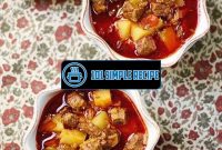 Discover Jamie Oliver's Authentic Goulash Soup Delight | 101 Simple Recipe