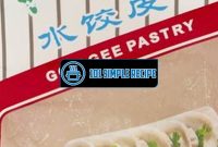 Discover the Best Gow Gee at Woolworths for Your Next Chinese Feast | 101 Simple Recipe
