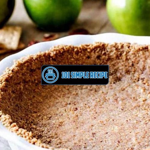 Graham Cracker Crust Recipe With Brown Sugar | 101 Simple Recipe