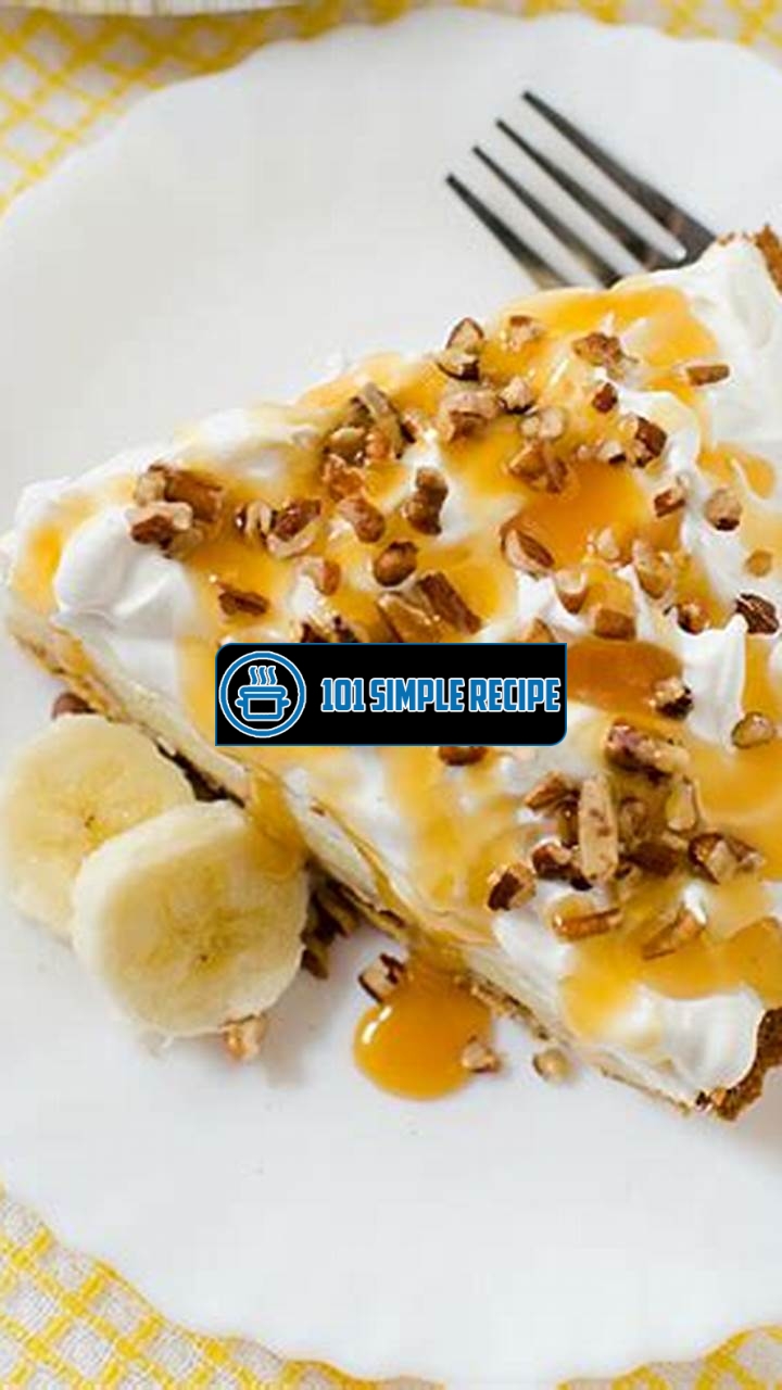 Delicious Grandma's Banana Cream Pie Recipe | 101 Simple Recipe